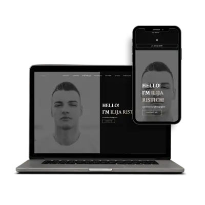 Izrada portfolio sajta za fotografa - Ilija Ristich | TechnoLogic Web